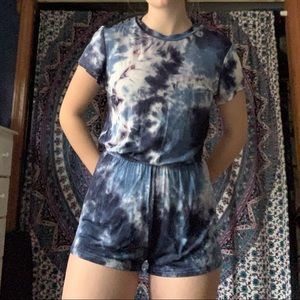 Tie dye romper